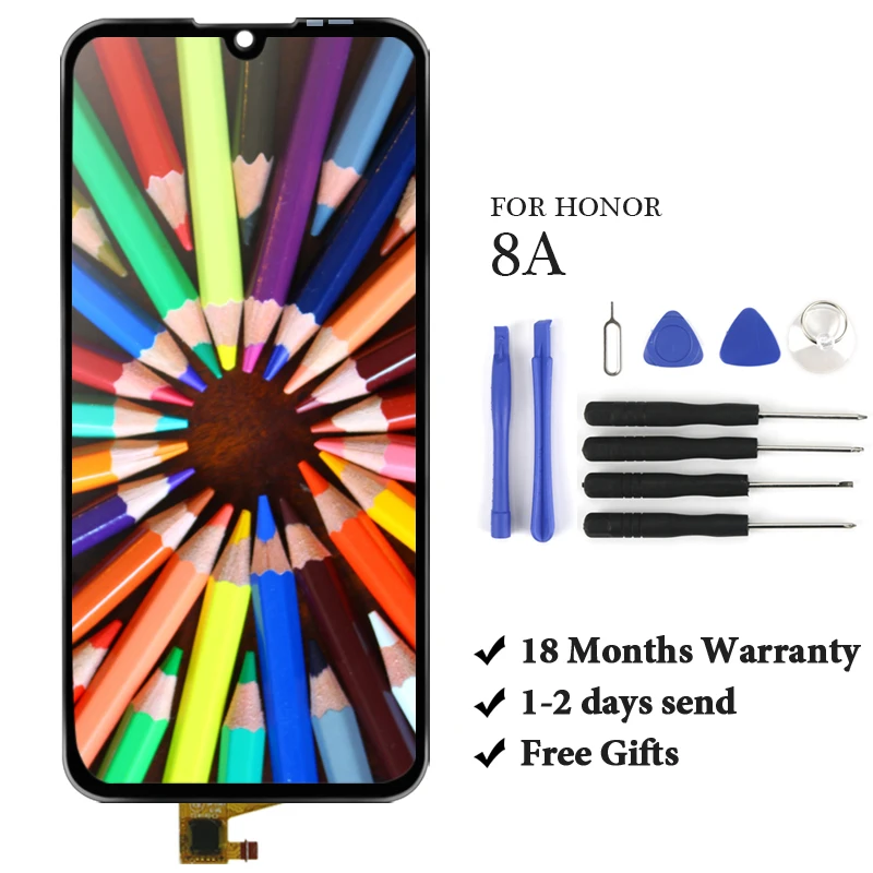 

6.01'' Best Quality LCD Screen For Huawei Honor 8A honor 8A JAT-LX1 LCD Display Touch Screen Digitizer Assembly+Frame