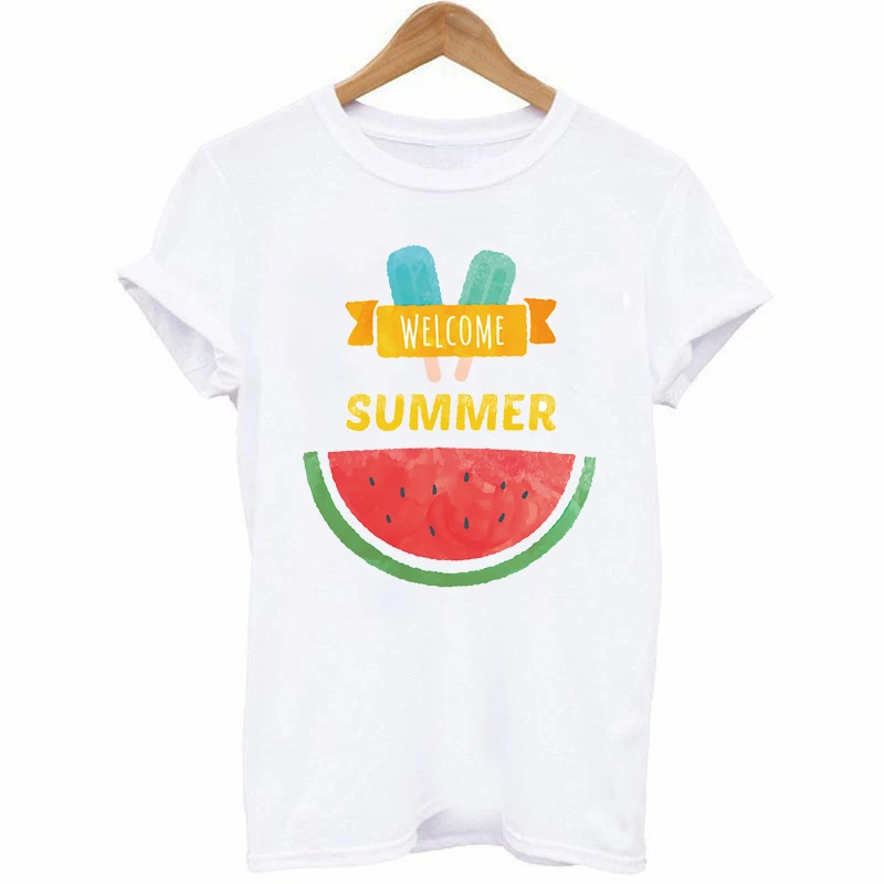 Summer Watermelon Thermo Stickers Fruit Heat Vinyl Transfer For Clothing Iron On Transfers For Clothes Applique For Diy T-shirt