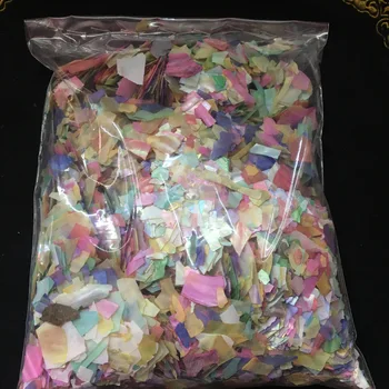 

200G Colored Nail Art Jewelry Natural Shell Paper Fragments Irregular Shell Fragment