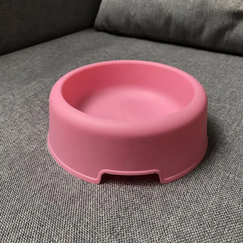 pet bowl pet feeder Pet Resin Round Bowl Basic Food Dish And Water Feeder For Dogs And Cats Easy To Clean - Цвет: P