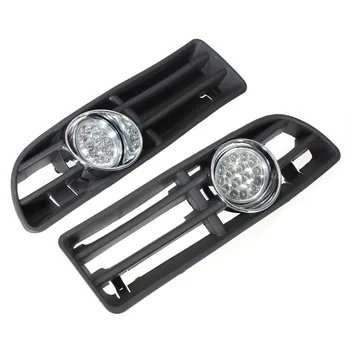 

New 1 pair 55W Car LED Fog Lamp Grille Bumper with Harness for VW JETTA BORA MK4 1999 2000 2001 2002 2003 2004