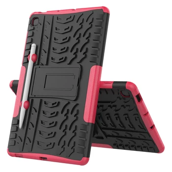 

For Samsung Galaxy Tab S6 Lite 10.4 Case Cover Shockproof Anti-fall Case with Pencil Holder P610 P615 SM-P610 SM-P615 Funda Capa