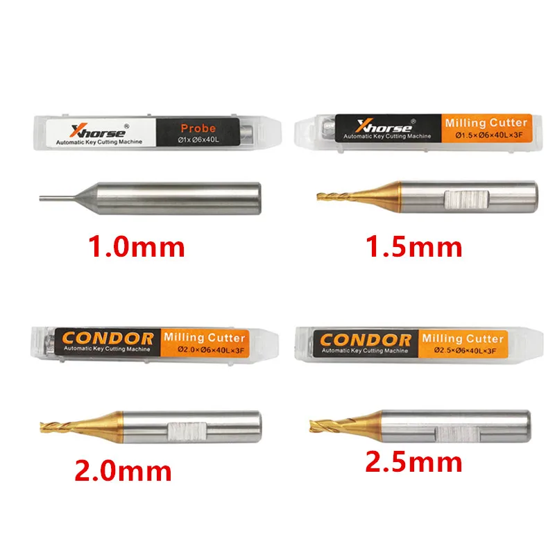 

Cutter Probe for Xhorse CONDOR 1.0mm 1.5mm 2.0mm 2.5mm milling XC MINI Plus Dolphin XP-005 Dolphin XP-007 Key Cutting Machine