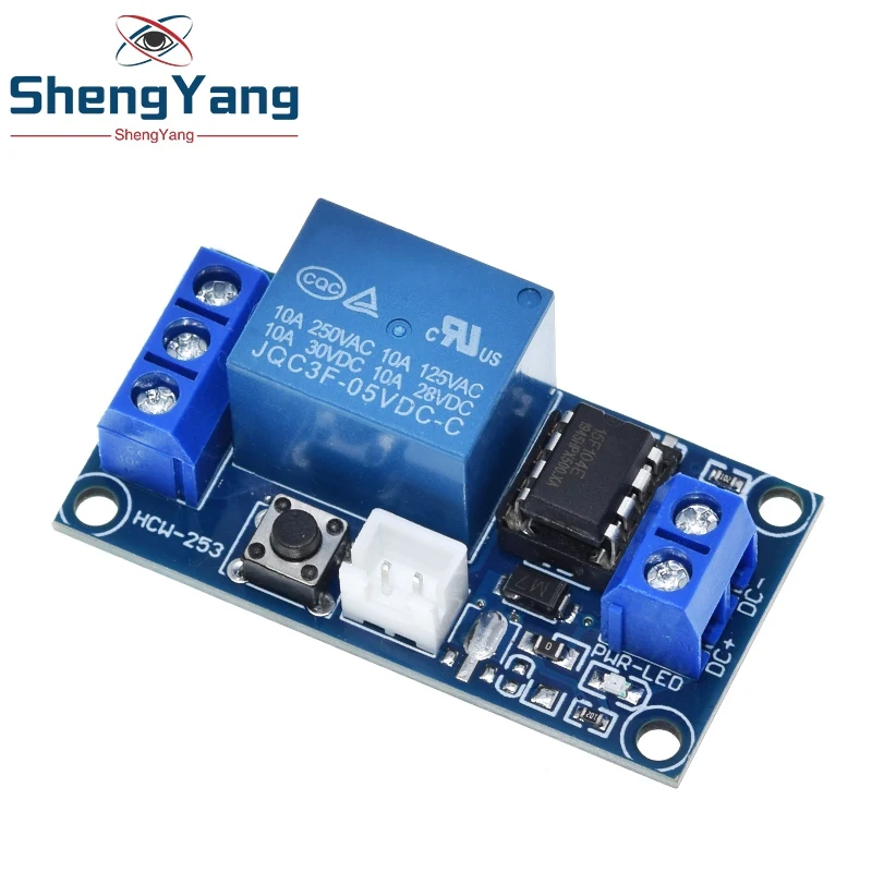 Bistabiler 5-V-12-V-Einzelknopf-Schalter Bistabiles Relais modul Auto-Modifikation schalter Ein-Knopf-Start-Stopp-Selbst verriegelung für Arduino – Detail 8