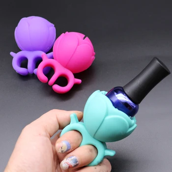 

Nail Art Tool Nail Durable Wearable Silicone Multicolor Nail Oil Bottle Holder Display for Nail Bottle Nail Polish Bottle Holder