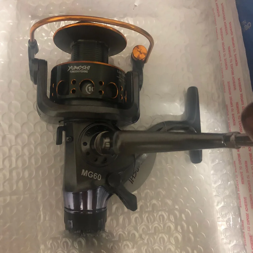 2018 New Double Brake Design Fishing Reel Super Strong Carp Fishing Feeder Spinning Reel Spinning wheel type fishing wheel MG