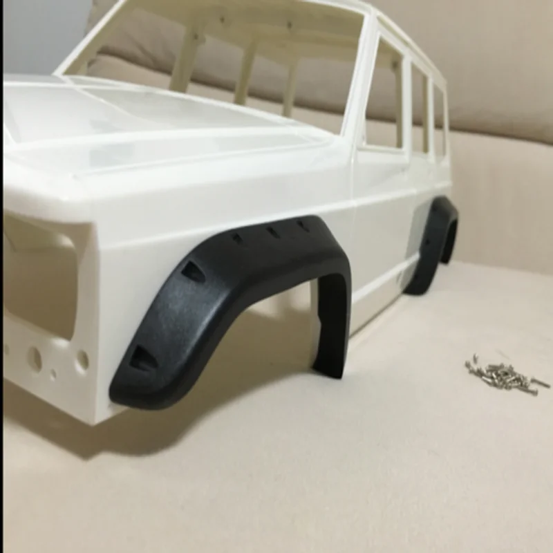 DIY RC 1/10 резиновые крыла вспышки 4 шт./компл. жесткий пластиковый корпус(313 мм) аксессуар