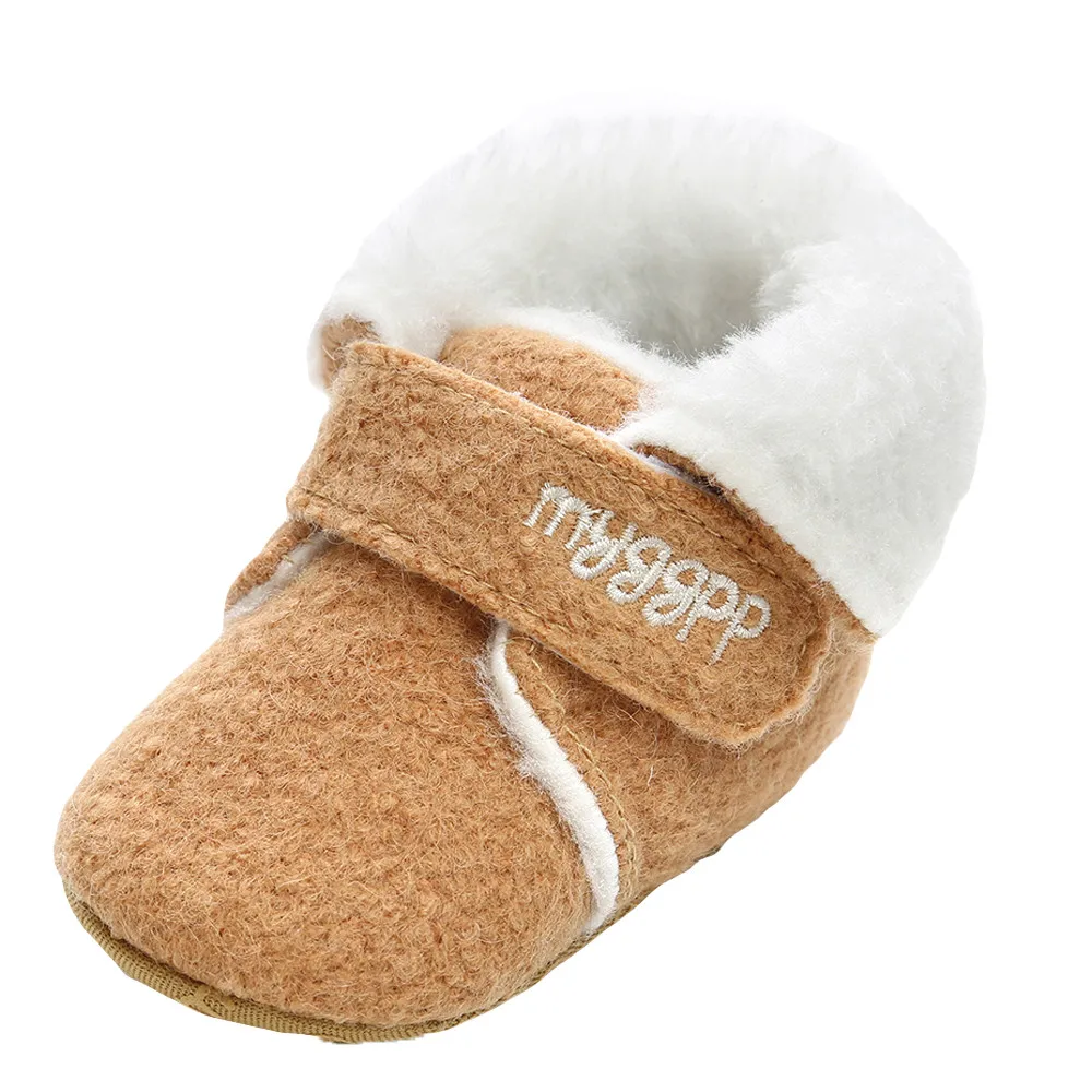 Newborn Baby Girl Boys Cute Cotton Shoes Fashion Toddler First Walkers Kid Shoes Hook& Loop Baby Shoes Newborn Hot Sale