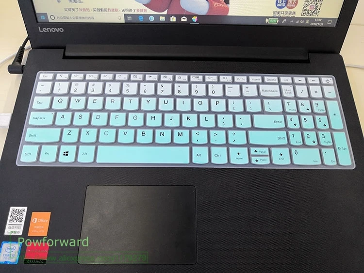 Чехол для клавиатуры ноутбука пленка для lenovo Ideapad L340-15IWL L340-15irh l340-15api L340-15 L340 15IWL 15IRH 15API 15,6" - Цвет: fademint
