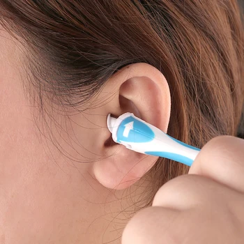 

1 set Rotary Ear Cleaning Spiral Ear Cleaner Soft Swab Device Ear Wax Removal Tools Spiral Ear Cleaning Sticks Ear Care