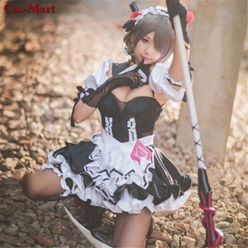 

Hot Game Honkai Impact 3 Rita Rossweisse Cosplay Costume Elegant Lovely Maid Dress Activity Party Role Play Clothing Custom-Make