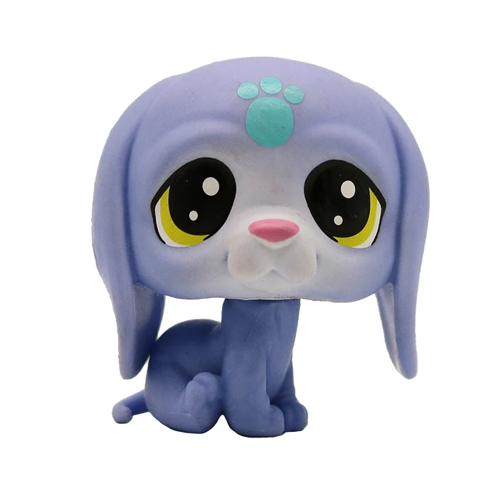 4-5 см свободные lps игрушки кошка щенок фигурка мини игрушки Фигурки Классические игрушки для домашних животных купить 3 шт случайный получить 1 бесплатно - Цвет: Небесно-голубой