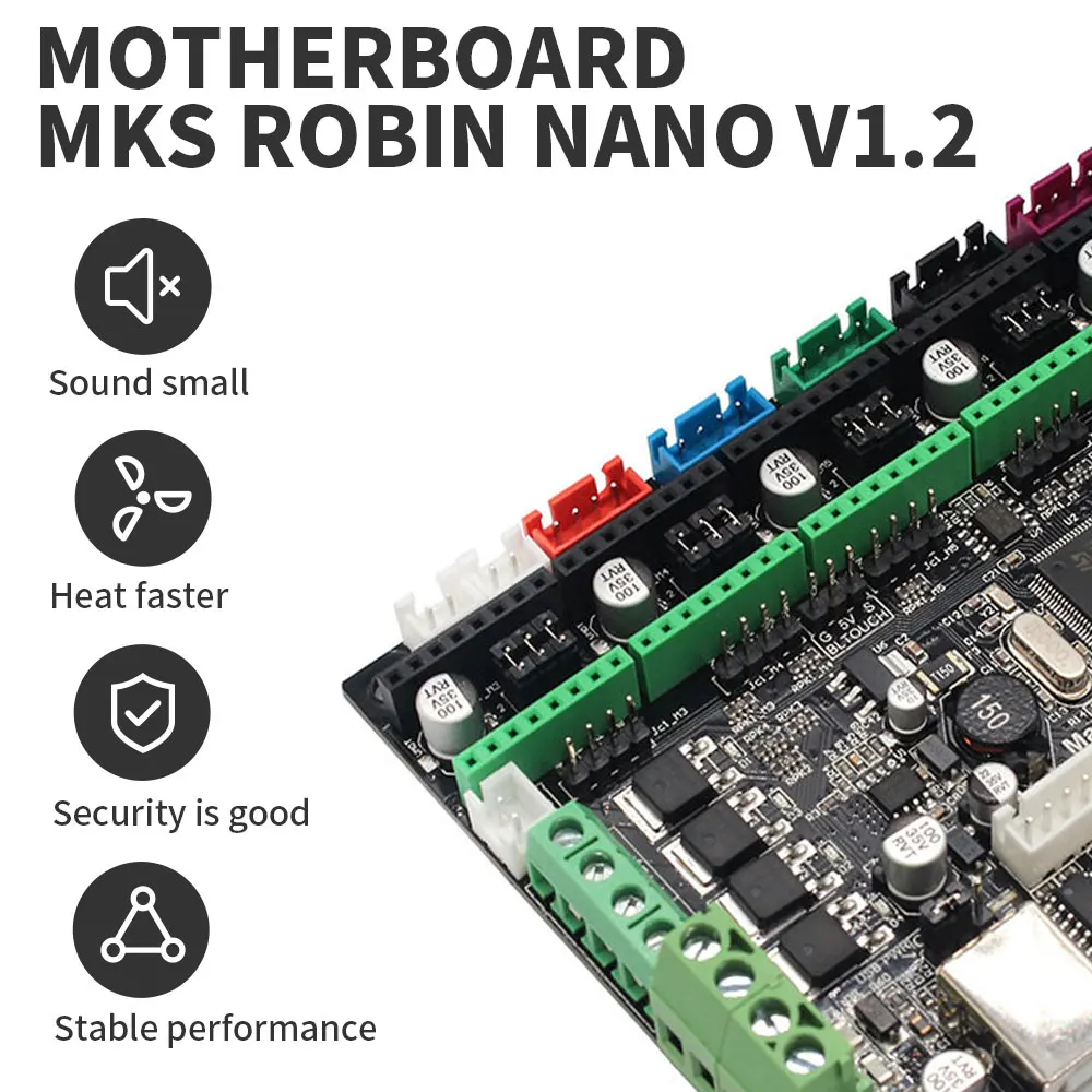 SIMAX3D STM32 MKS Robin Nano Board V1.2 Hardware Open Source Support with 3.5 Inch MKS TFT35 Screen USB Cable 3D Printer Board printer stepper motor