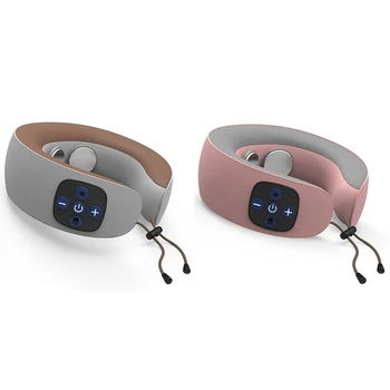 

Electric Pulse Back Neck Massager Health Care Relaxation Tool Cervical Massager Far Infrared Heating Pain Relief