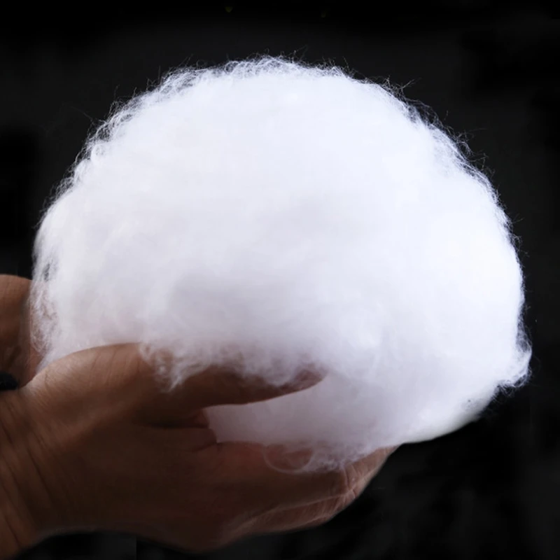 Pillow Filling Material Polyester Filler 50g/100g Doll Toys Stuffed Dwon Cotton Pillow Filling DIY Handmade Stuffing Material