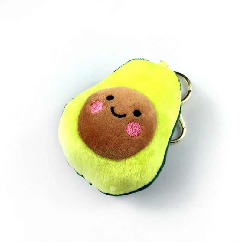 Авокадо плюшевый кулон мягкие и удобные фрукты мультфильм каваи мягкая игрушка