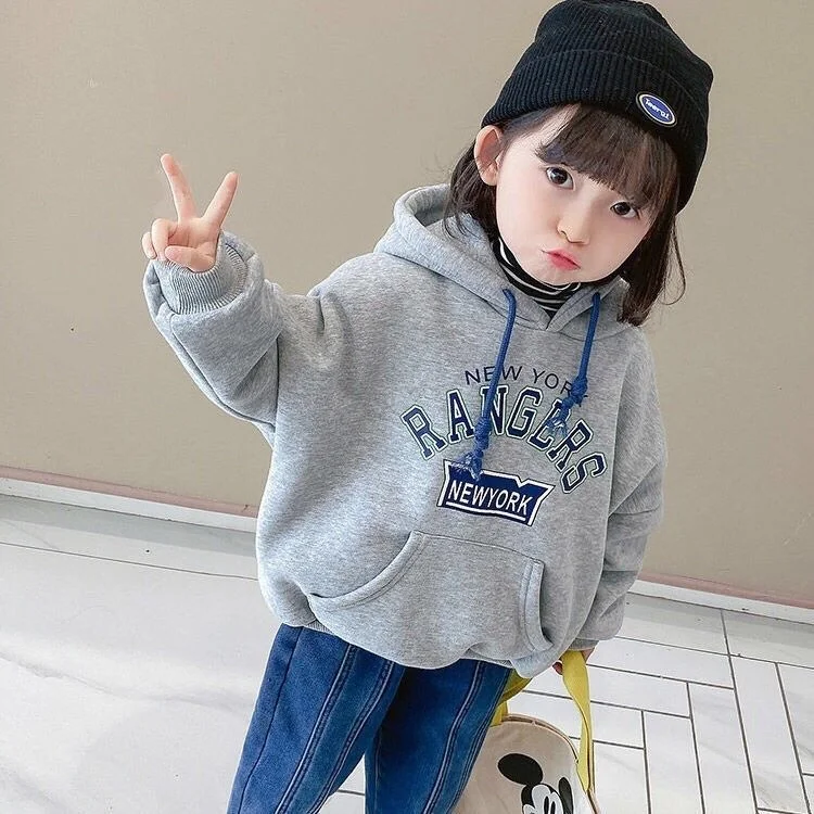 Children Girls Sweatshirt Streetwear Pink Cute Hoodie Kids Hoodies For Teenagers Boys Women 12 13 15 Years Old Vintage Pullover children's hype hoodie Hoodies & Sweatshirts