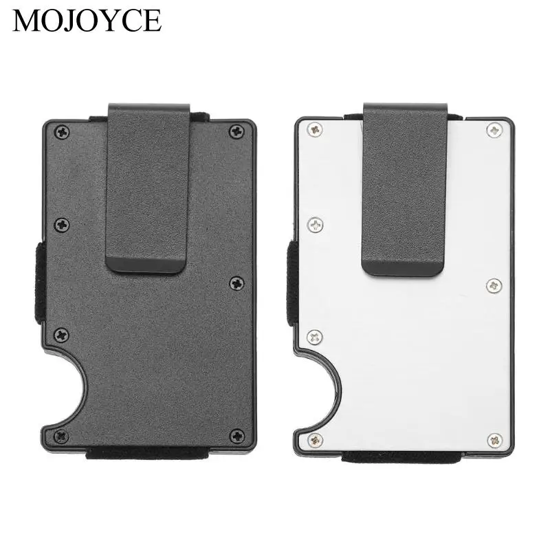 

Stainless Steel Metal Credit Card Clips Wallet Money Clip Cash Clamp Holder Case Bag for Women Men Bolsas Feminina Mujer