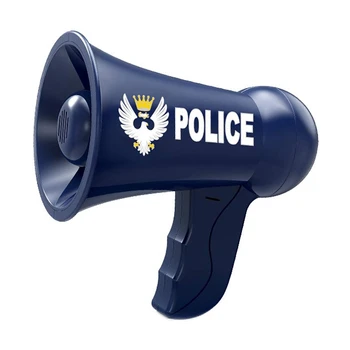 

AMS-Horn Speaker Role Play Toy Battery Powered Police Megaphone Police Cosplay Set for Kids Children