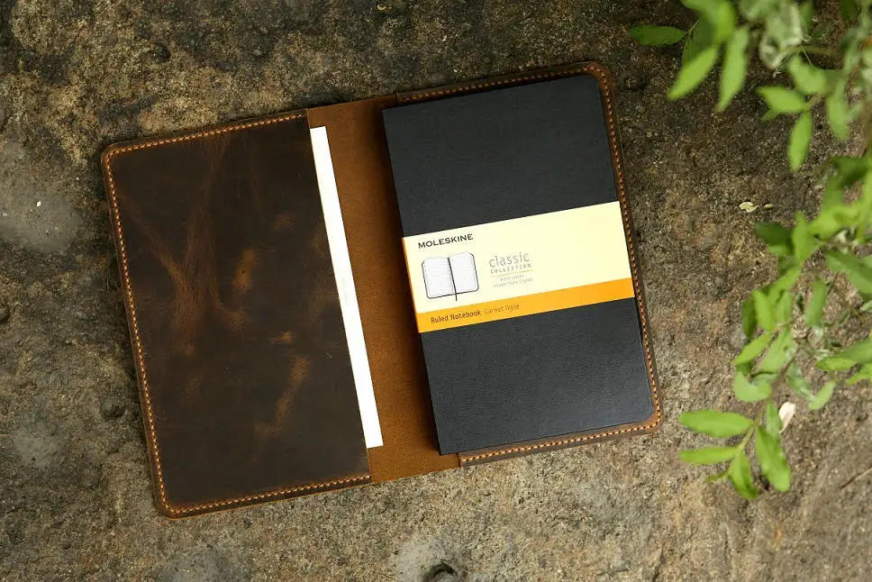 Кожаный чехол для ноутбука Moleskine Classic notebook, ретро кожаный чехол для Moleskine Big Cahier Volant Journal MA505S