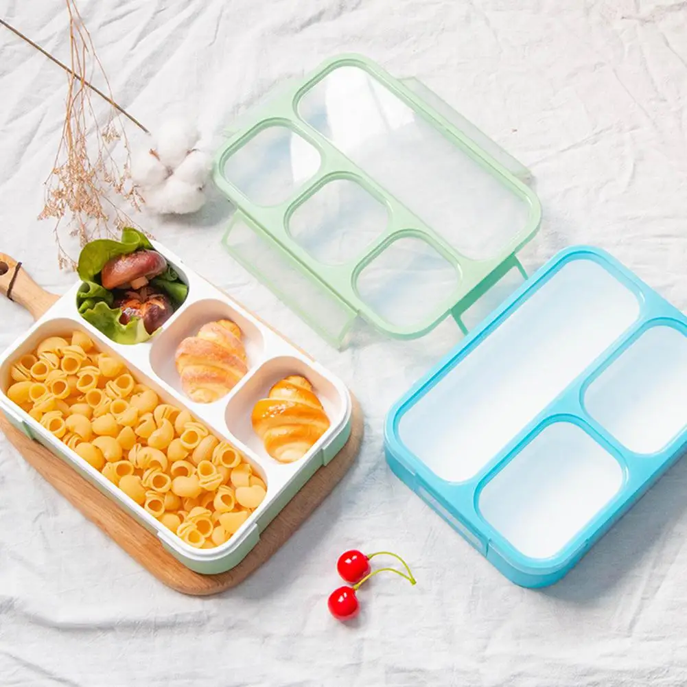 

1000ml Portable 3/4-grid Lightweight Bento Lunch Box Case Food Storage Container Storage Boxes Case Container Organizer for baby
