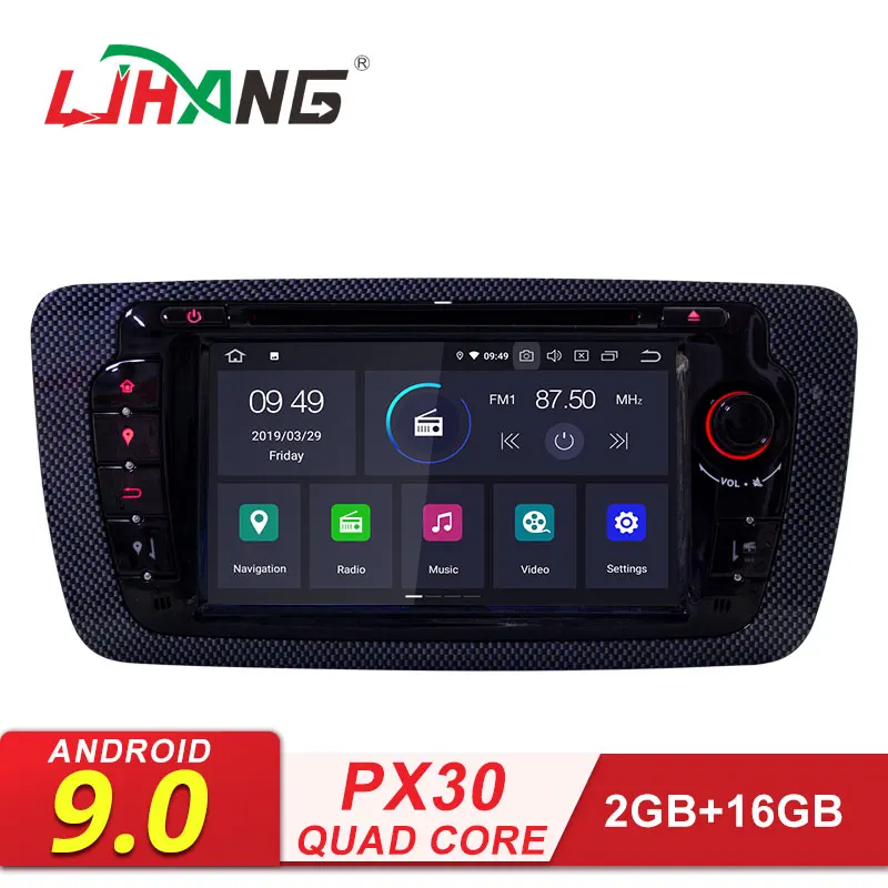 LJHANG 2 Din Android 9.0 Car DVD Player For Seat Ibiza 6J 2009 2010 2011 2012 2013 WIFI Multimedia Car Radio Stereo GPS Navi RDS