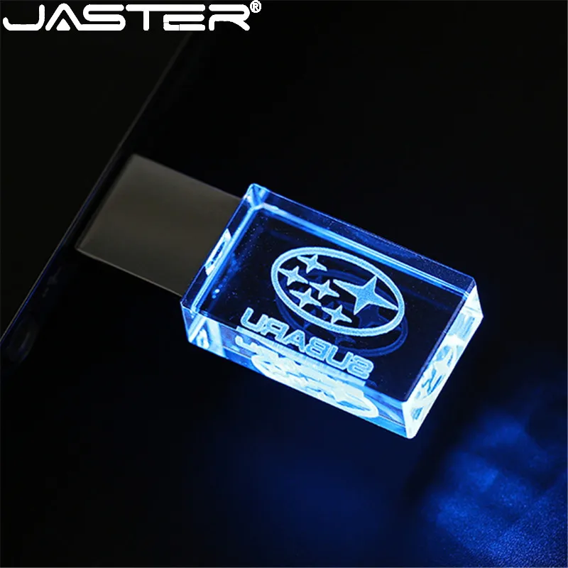 JASTER sabaru crystal + металлический флеш накопитель USB pendrive 4 ГБ 8 16 32 64 128 Гб Внешняя карта