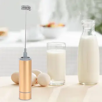 

Powerful Double Spring Whisk Electric Egg Beater Electric Milk Frother Kitchen Mixer Hand Milk Foamer for Coffee Latte