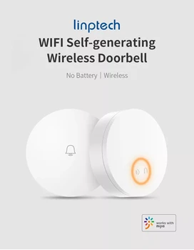 

WIFI Self-Power Generating Wireless Doorbell Receiver Volume Adjustable Smart Door Chime For Xiaomi Mijia Linptech Receiver