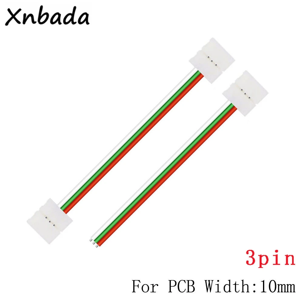 WS2812B WS2811 5050 RGB ledes csík egységes / Kontra Láncfonal solderless fedezze csatlakozó 8mm/10mm /2pin /3pin /4pin/5pin