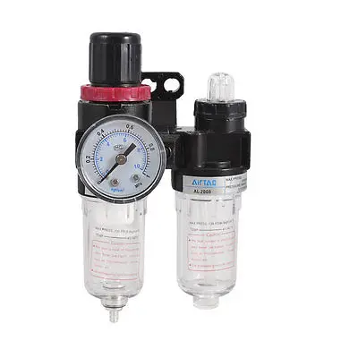 

Air Filter Regulator Lubricator Pressure Gauge Combination 1 MPa