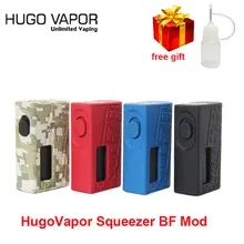 Hugo соковыжималка BF Squonk электронная сигарета коробка мод 18650/20700 батарея Встроенный 10 мл пищевой бутылки hugo соковыжималка vape