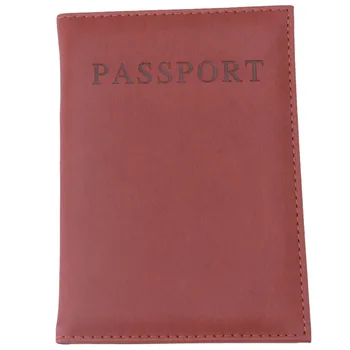 

Fashion Faux Leather Travel Passport Holder Cover ID Card Bag Passport Wallet Protective Sleeve Storage Bag