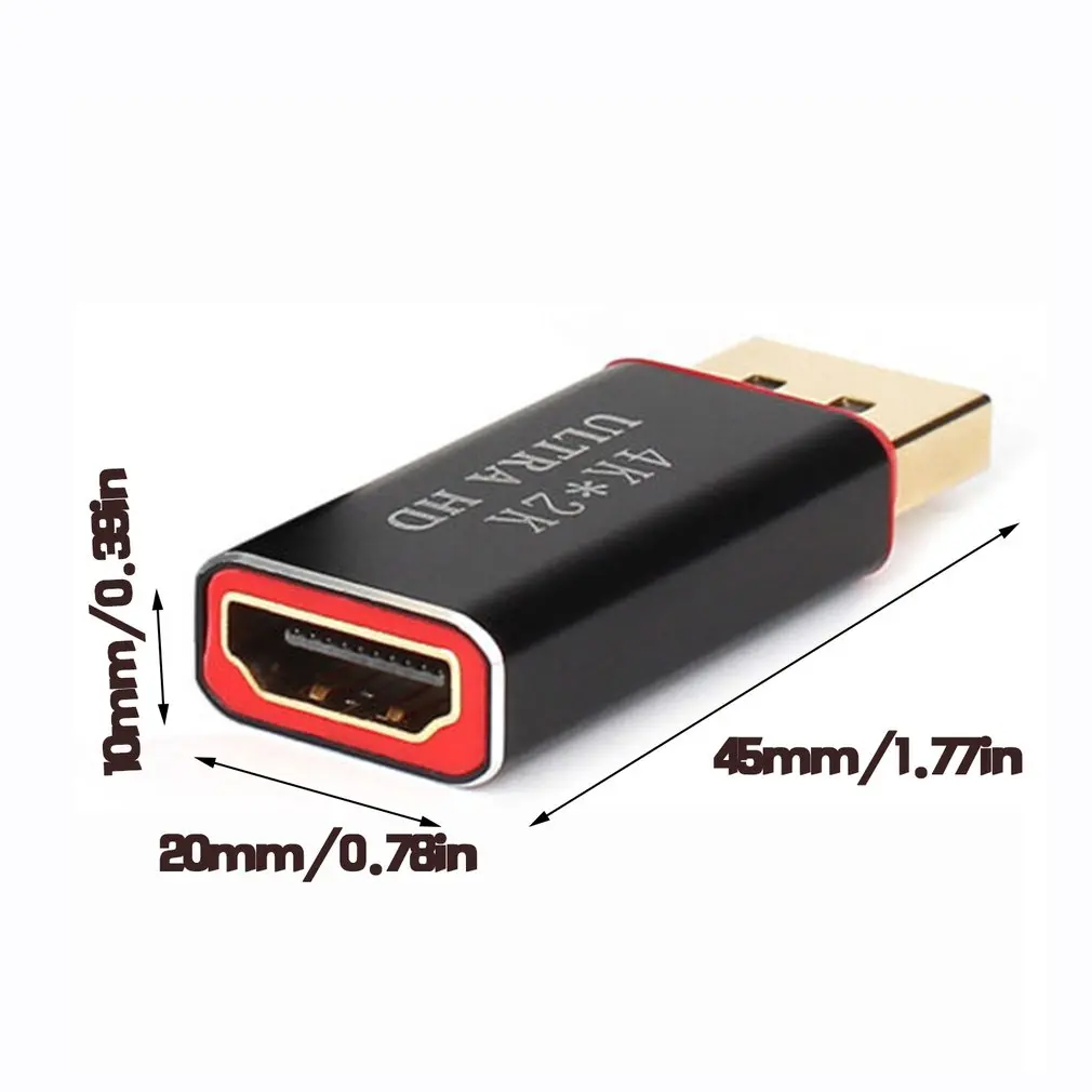 Порт дисплея к HDMI адаптер Стандартный DP штекер к HDMI Женский конвертер Кабель Sup порт s 4K* 2K Для iMac и MacBook