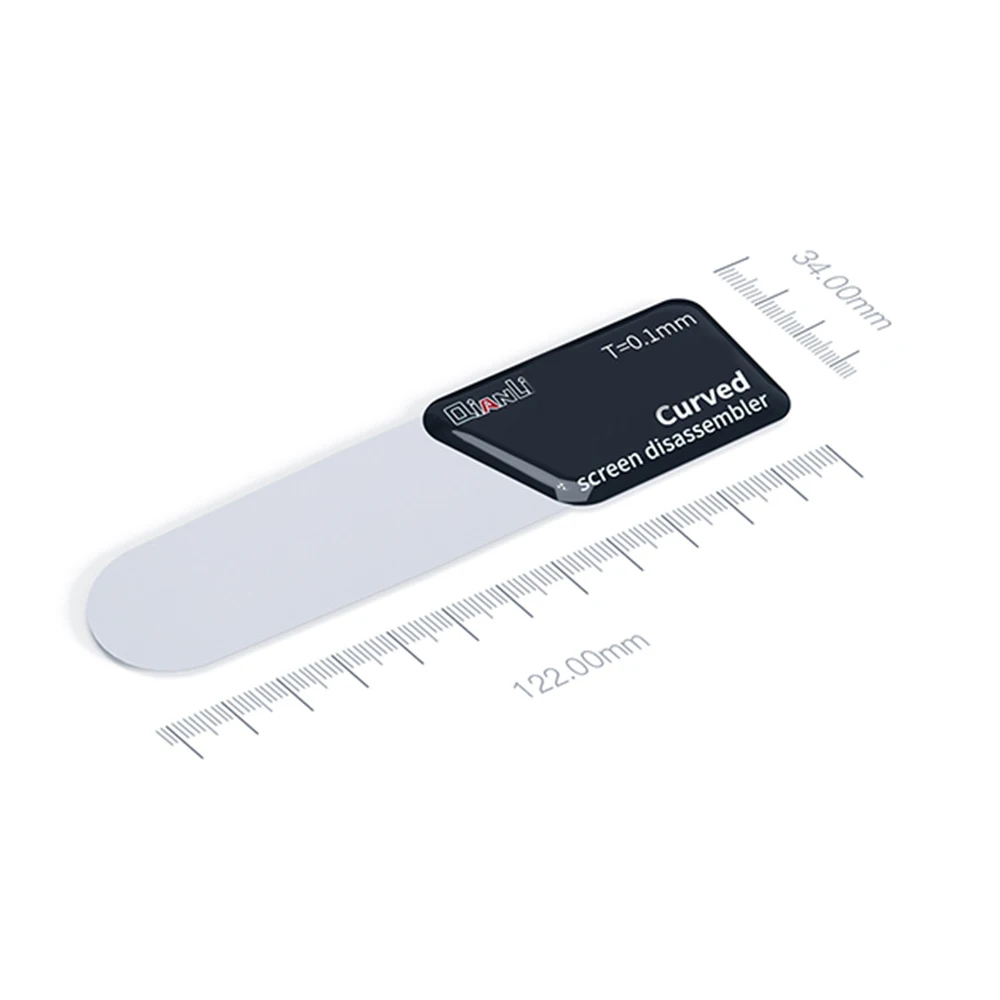 1Pcs Curved 5 шт. ультратонкий, гибкий инструмент для ремонта телефона из нержавеющей стали для iPhone iPad samsung - Цвет: 1Pcs Curved