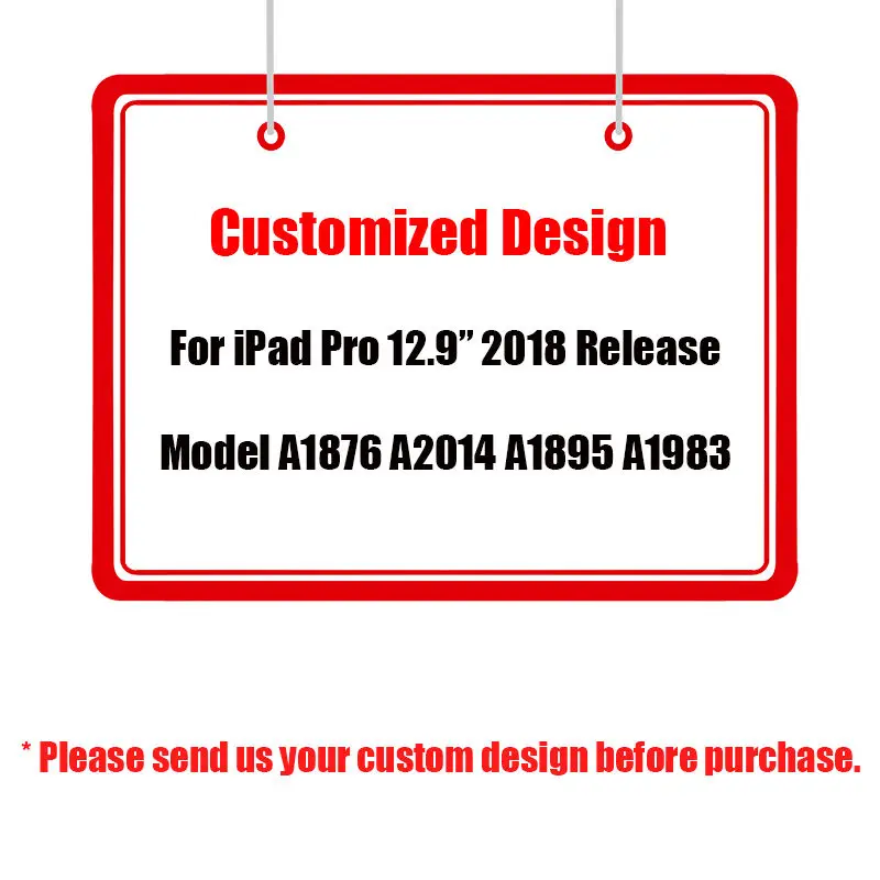 Customized Design Sanmubaba для iPad чехол для планшета Pro 12,9 дюймов модель A1876 A2014 A1895 a1983pu кожаный флип смарт-чехол с держателем карандаша - Цвет: Customized Design