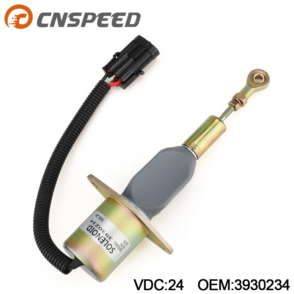 Fuel shutdown solenoid valve Diesel shut off 3930234 SA-4335-24 For Cummins 6CT 8.3 Komatsu 24V | Автомобили и мотоциклы