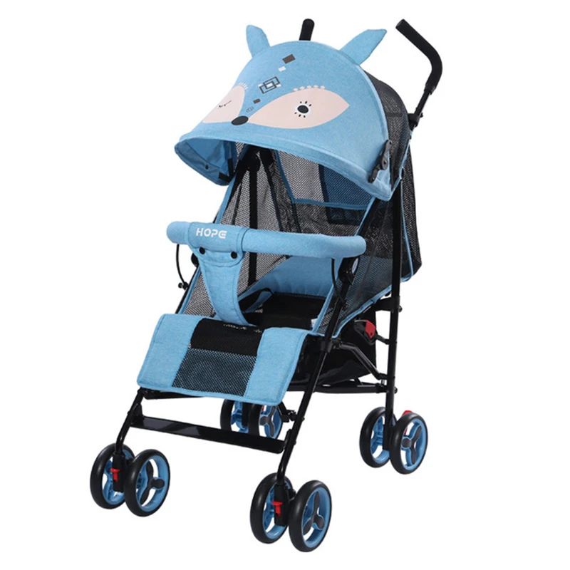 

Baby-Stroller Free-Ultra-Light-Landscape Lightweight Folding Stroller Reclining Shock Absorber Children's Trolley