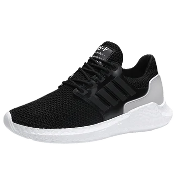 

New Shoes Men Comfortable Hot Sale Mesh Casual Shoes Men Lace-Up Solid Men Sport Shoes Tenis Footwear