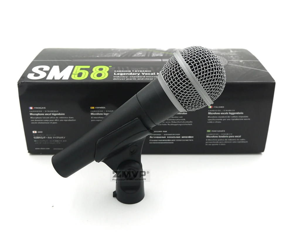 Top Quality SM58LC Professional Dynamic Wired Microphone SM58 Mic Mike with Real Transformer For Performance Live Vocals Karaoke