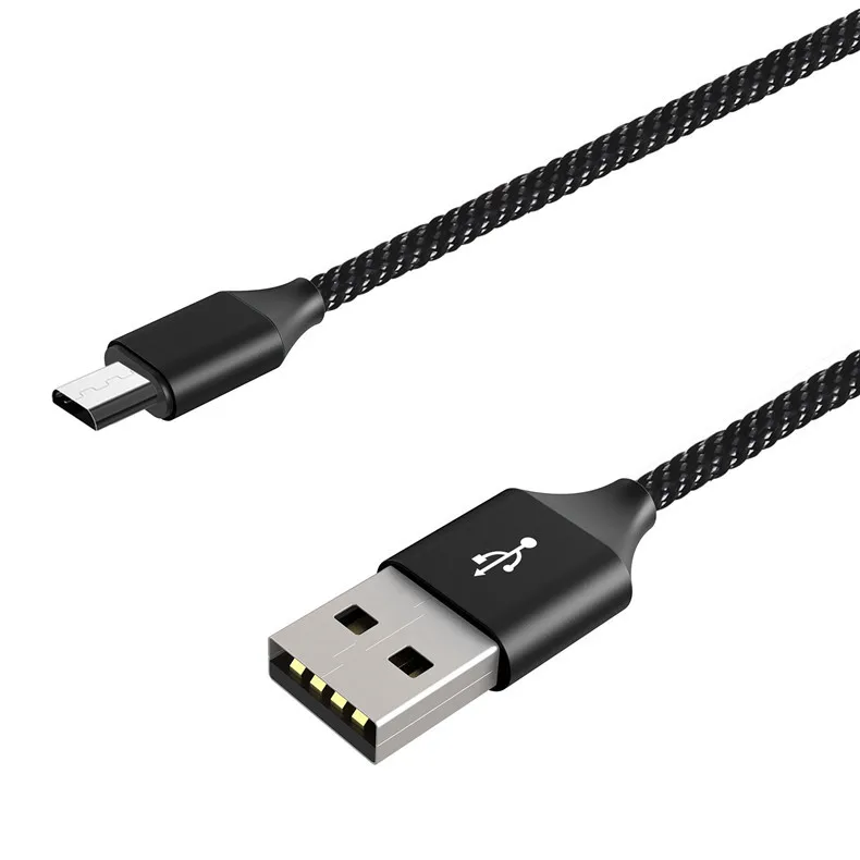 NOHON Micro USB кабель 2A 2 м Быстрая зарядка USB зарядное устройство Шнур нейлоновый плетеный кабель для передачи данных для samsung huawei Honor Xiaomi Meizu LG