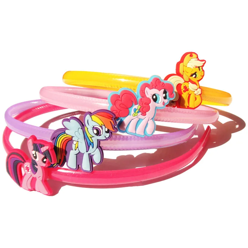 4 шт./лот повязка на голову для маленьких девочек My Little Horse детские головные уборы