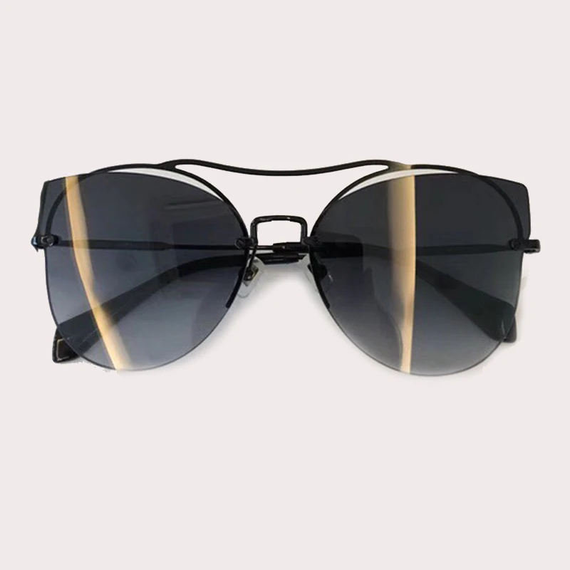 Новые модные женские солнцезащитные очки с упаковочной коробкой Oculos De Sol Feminino винтажные Модные солнцезащитные очки градиентные линзы UV400