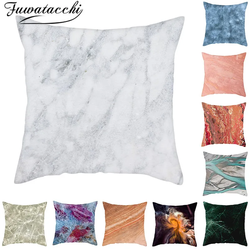 

Fuwatacchi Scenery Pattern Cushion Cover River Ocean Pillow Case Home Decorative White Pillow Cover for Sofa Car Seat Home Decor
