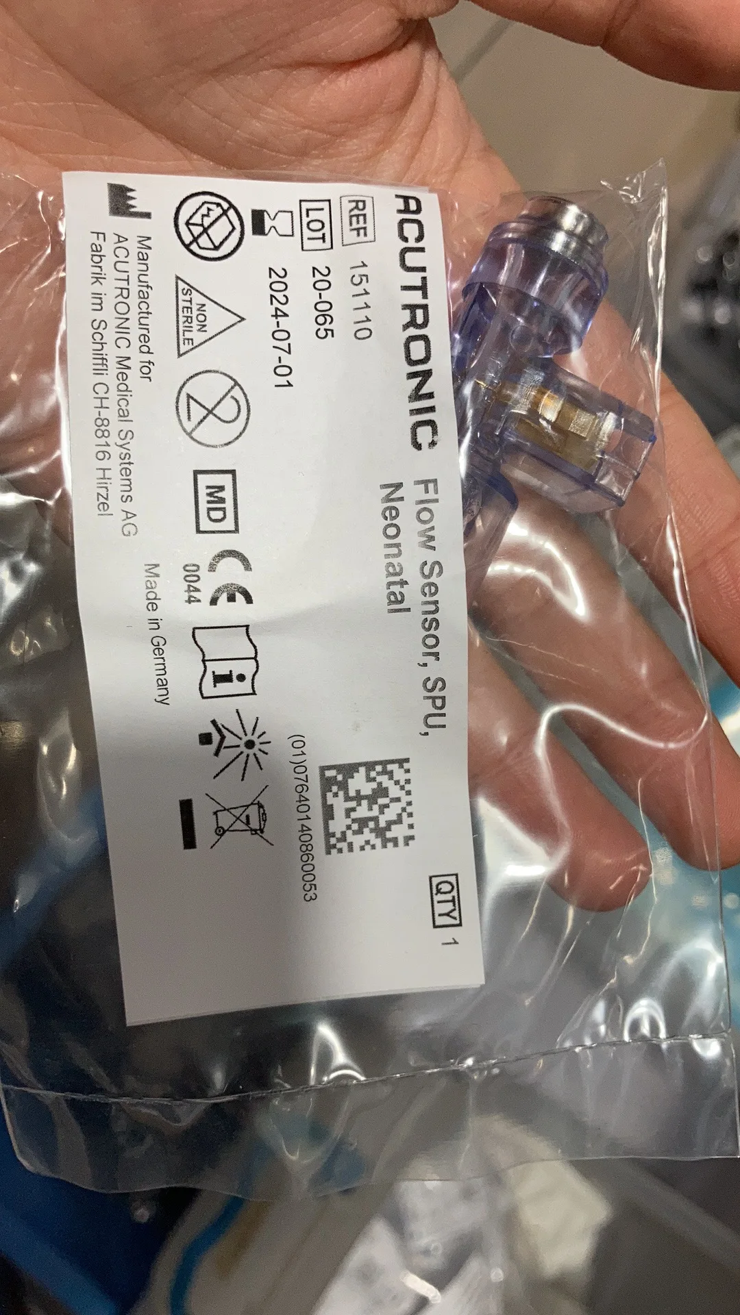 Fabian Flow sensor.,SPU.,neonatal disposable new，original