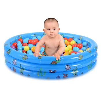 

Newly Baby Kids Inflatable Round Swim Pool Ocean Ball Pool Play Swimming Infant Water Floating Row XSD88