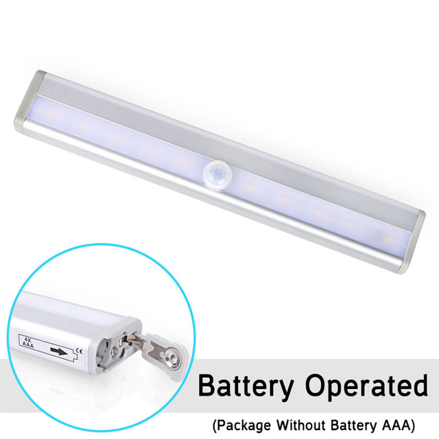 USB Rechargeable Motion Sensor Cabinet Light Under Counter Closet Lighting Magnetic Stick-on Night Light Bar Closet