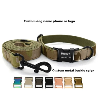 

Camouflage Collar Bow The Cowboy Dog Accessories For Large Dogs Adjustable Free Engraving Costumes For Small Large Dogs