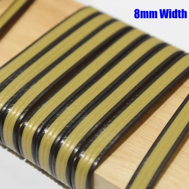 10 Meters PE Gradient Flat Synthetic Rattan Material Roll Handmade Weaving Rope Repair Furniture Bed Sofa Chair Table Basket 16