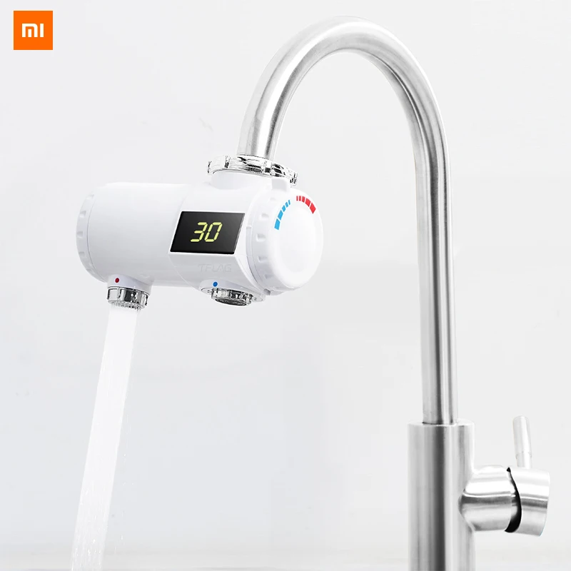 Xiaomi Mijia Youpin Xiaoda мгновенный кран легко 5 усиленная защита IPX4 водонепроницаемый кухонный ванная умный дом светодиодный дисплей